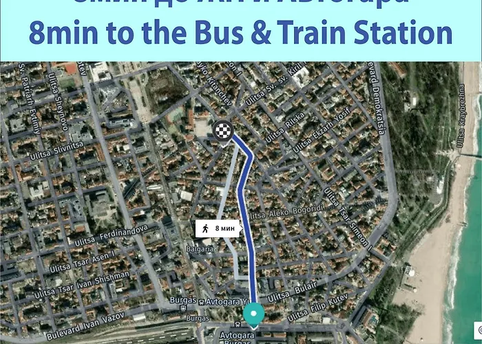 The Square - Old Flat With 2 Bedrooms, 1st Fl * Burgas